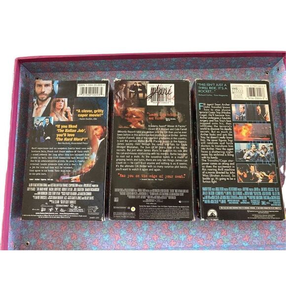 The Hard Word Face Off The Recruit VHS Tape Vintage Action Movie Y2K 90s 80s Ele - Picture 2 of 2